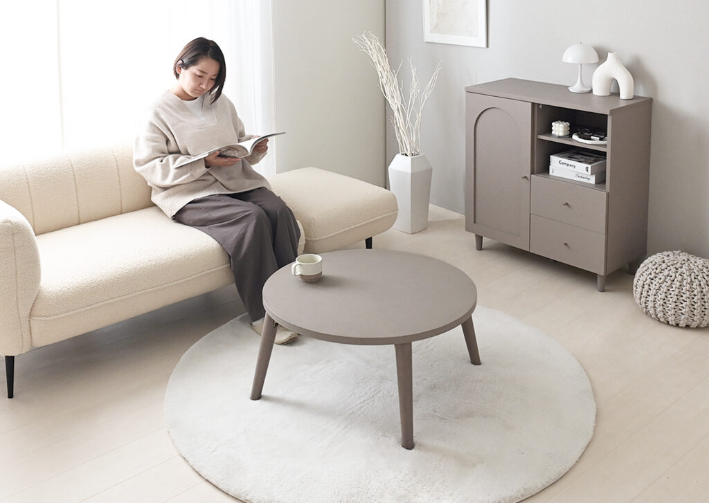 色・素材を揃えて統一感を出す