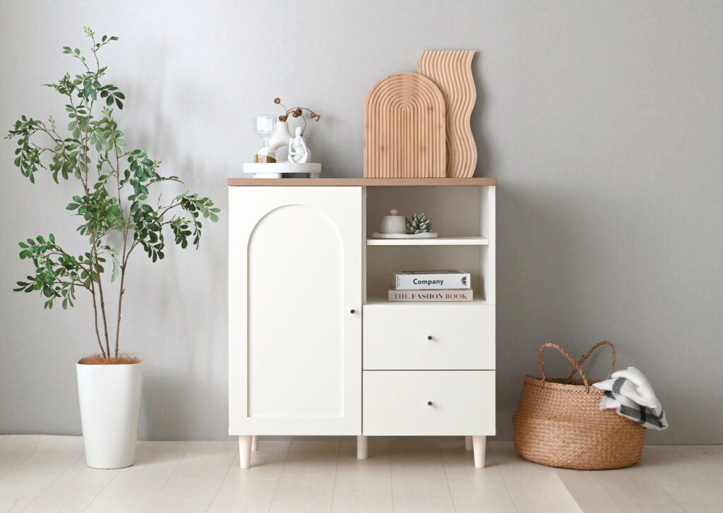 【キャビネット】すっきりしたリビングに