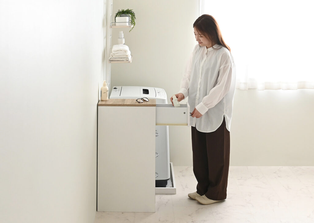 家具を壁から少し離す